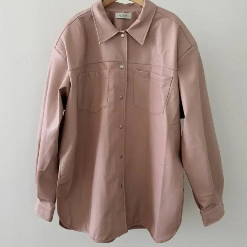 [BUNJANG] Bicini Custom Leather Boxy Shirt / [새상품] 바이씨니 제작 레더 박시 남방