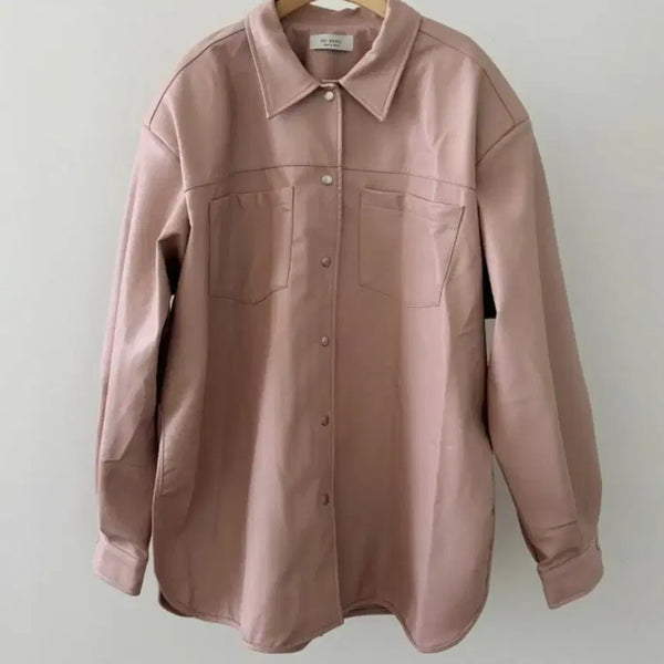 [BUNJANG] Bicini Custom Leather Boxy Shirt / [새상품] 바이씨니 제작 레더 박시 남방