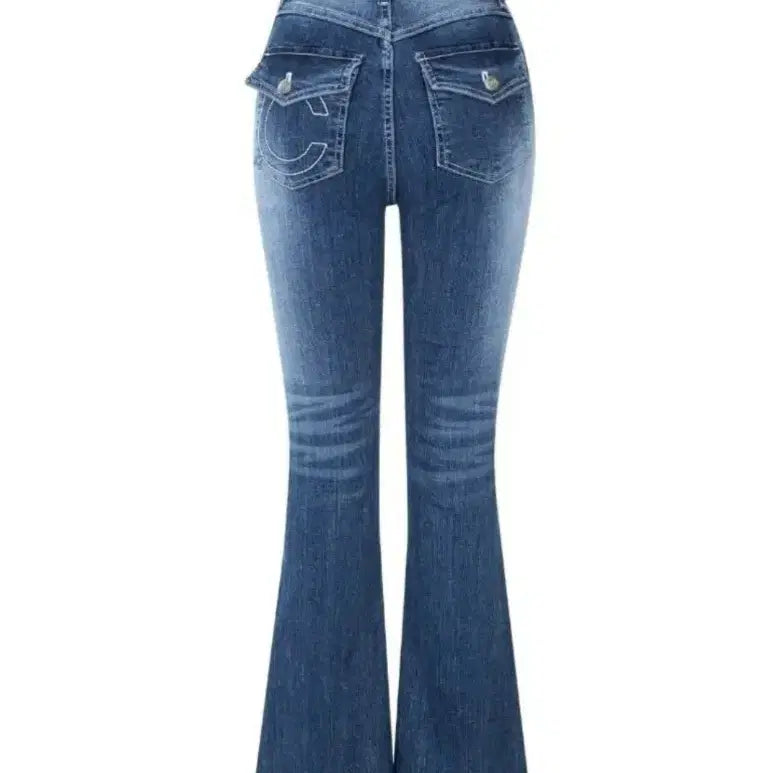 [BUNJANG] CoolSis White C Bootcut Denim Jeans / 쿨시스 화이트 C 부츠컷 데님