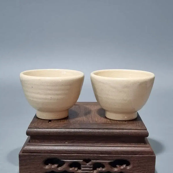 [BUNJANG] Antique Teacup Set (2 pieces) / 엔틱  다완 찻잔 2개 세트