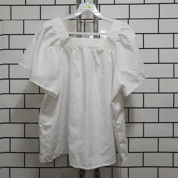 [BUNJANG] Square Neck Blouse / 형-138 스퀘어넥 블라우스