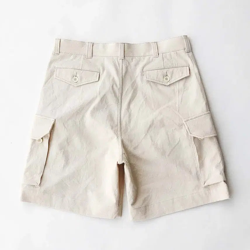 [BUNJANG] A.PRESSE Ecru Cargo Shorts Size 3 / A.PRESSE 에크루 카고 쇼츠