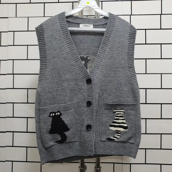[BUNJANG] Knit Vest / 형-139 니트 조끼