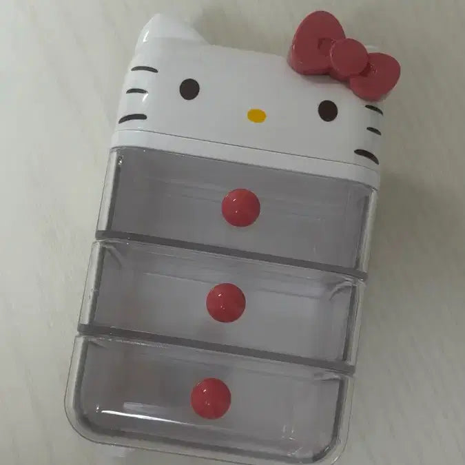 [BUNJANG] Hello Kitty Drawer Storage Box / 헬로키티 서랍 보관함