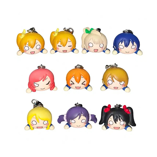[BUNJANG] Love Live! Muse Nesoberi Figure Keychain Strap / 러브라이브 뮤즈 네소베리 피규어 키링 스트랩