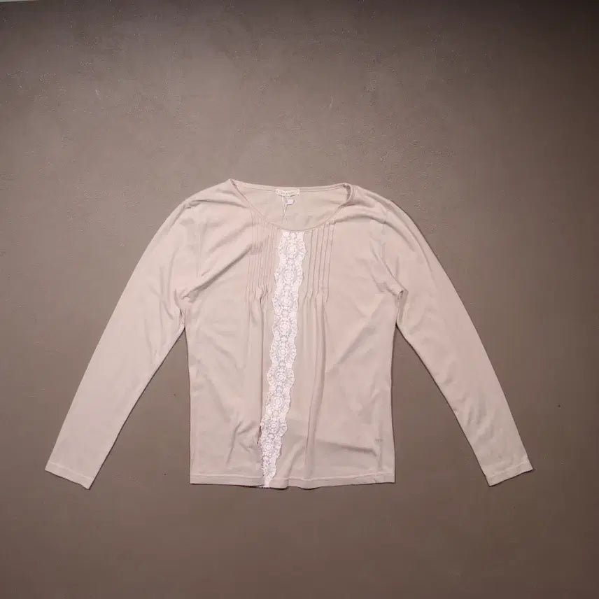 [BUNJANG] Japanese Vintage Frill Long Sleeve Top / 일본빈티지 프릴 롱슬리브 탑 A775