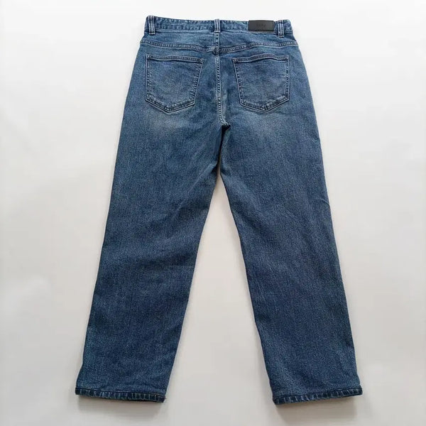[BUNJANG] Plac Jeans Straight Fit Washed Denim Pants Size 30 / 플랙진 청바지 사이즈30 일자 워싱 스판 남자 남성 데님팬츠 B1559