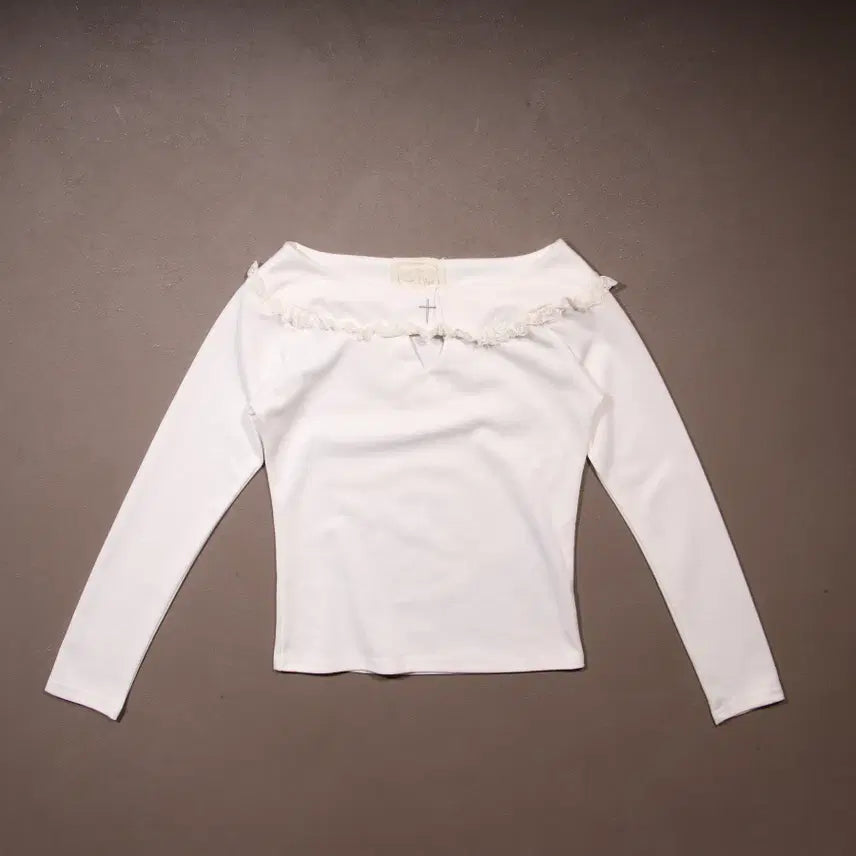 [BUNJANG] Japanese Vintage Sheer Frill Top / 일본빈티지 러블리 쉬폰 프릴 탑 A777