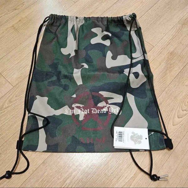 [BUNJANG] XTONZ Camouflage Pattern String Backpack / 엑스톤즈 스트링백