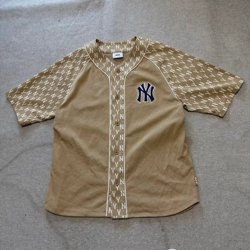 [BUNJANG] MLB New York Yankees Cotton Baseball Jersey / MLB 뉴욕 양키스 코튼 베이스볼 져지