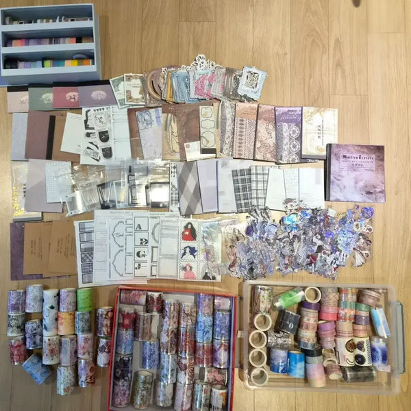[BUNJANG] Ddakko Sticker and Masking Tape Set / 다꾸 스티커 마테 세트