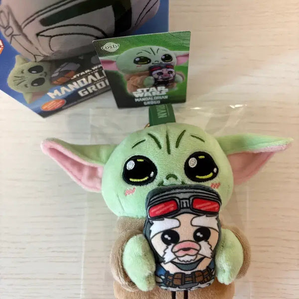 [BUNJANG] Hot Toys Grogu Plush Keychain Doll / 만달로리안 그로구 핫토이 코스비 플러시 키체인 인형 키링