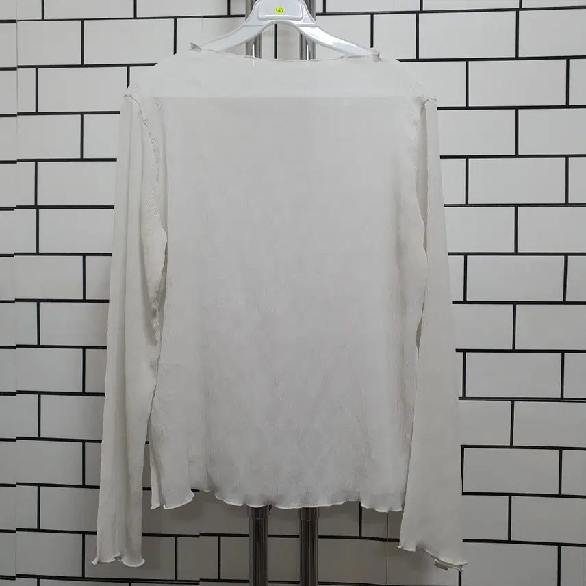 [BUNJANG] Pleated Long Sleeve Top / 형-146 플리츠 롱슬리브