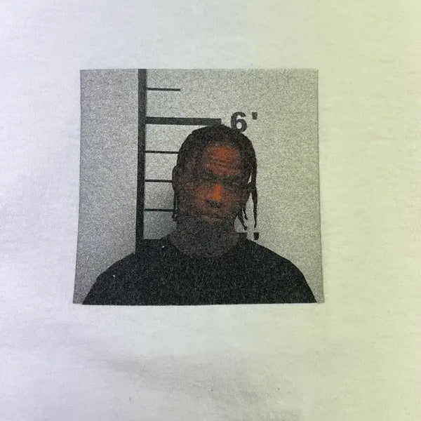 [BUNJANG] Travis Scott Mugshot T-Shirt / 트래비스 스캇 머그샷 티셔츠 M사이즈