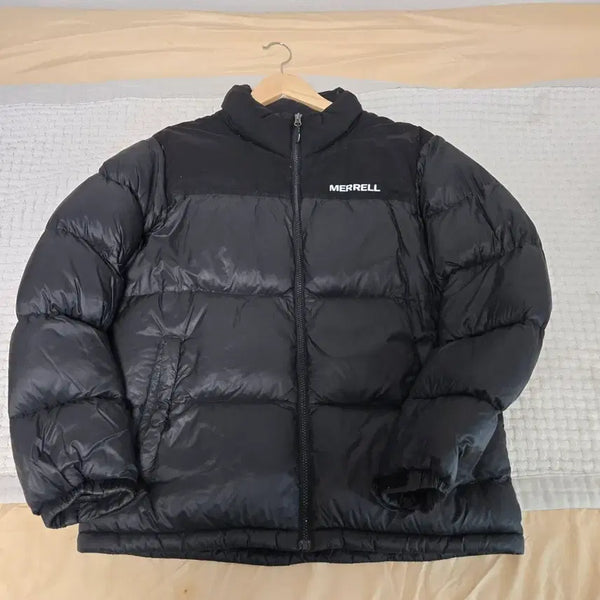 [BUNJANG] Merrell 700 Men's Short Padded Jacket Black 95 / 메렐 700남성 숏패딩 블랙95