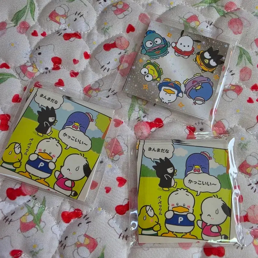 [BUNJANG] Hapy Danbi Square Sticker Set (10 pcs) / 하피단부이 사각 스티커 10p