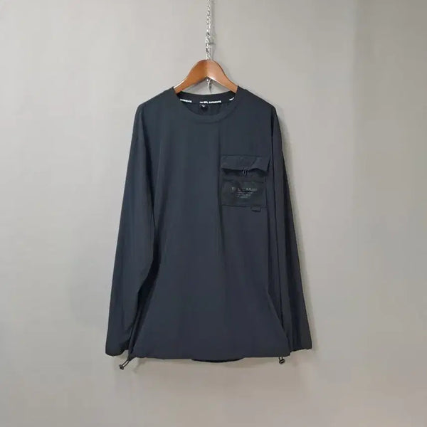 [BUNJANG] BFL Garments Black Pocket Windbreaker Sweatshirt / BFL GARMENTS 블랙 포켓 바람막이 맨투맨