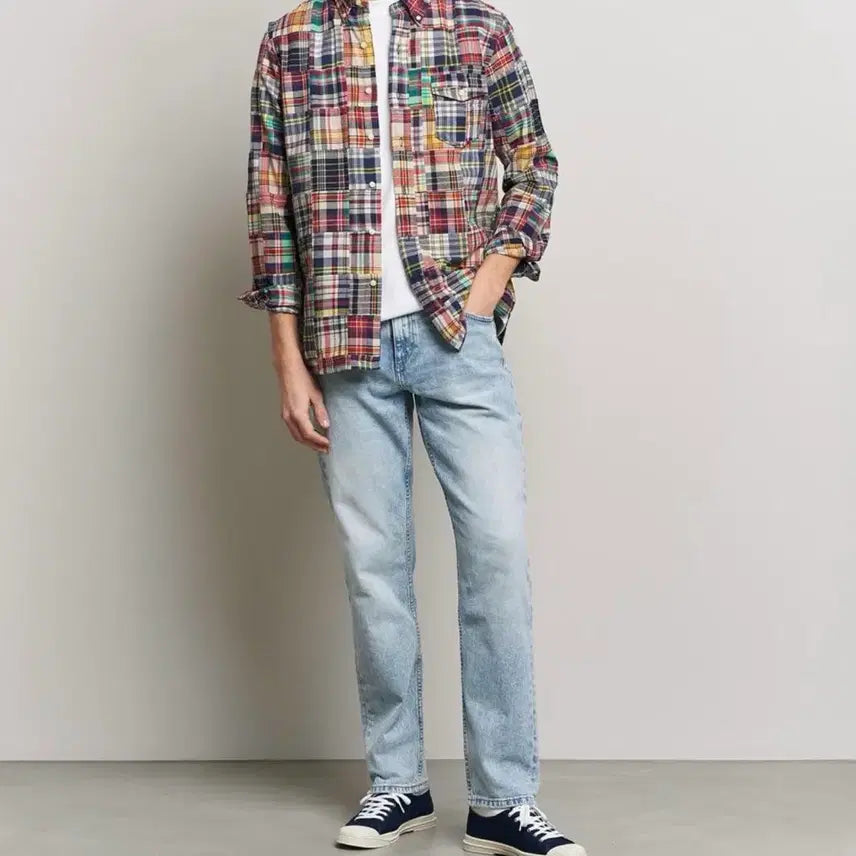 [BUNJANG] Polo Ralph Lauren Madras Indian Shirt / 폴로 랄프로렌 마드라스 인디안 셔츠