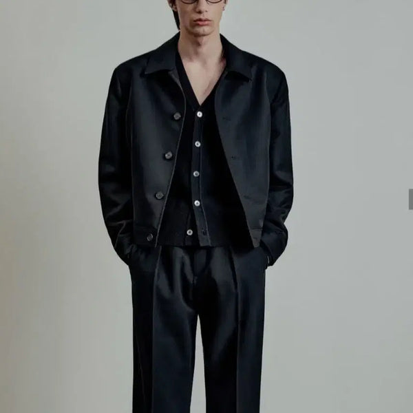 [BUNJANG] Ellmoud Marcos 48 Black Jacket / 엘무드 마르코스 48 블랙 팝니다
