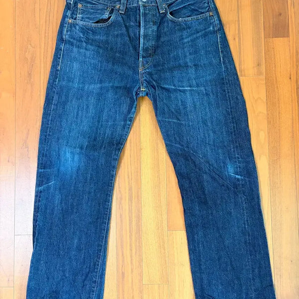 [BUNJANG] Levi's LVC 47501 Rinsed Denim Jeans / 리바이스 LVC47501 린스드 (34/32)