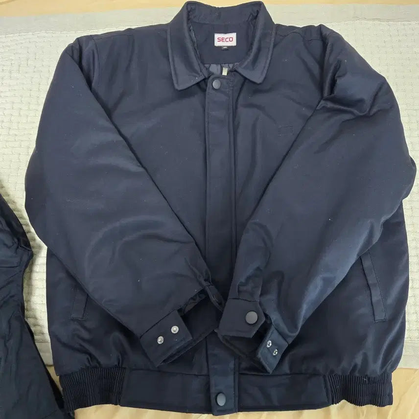 [BUNJANG] SECO Navy Blouson Padded Jumper Set / SECO 네이비색 블루종 패딩 작업복점퍼세트