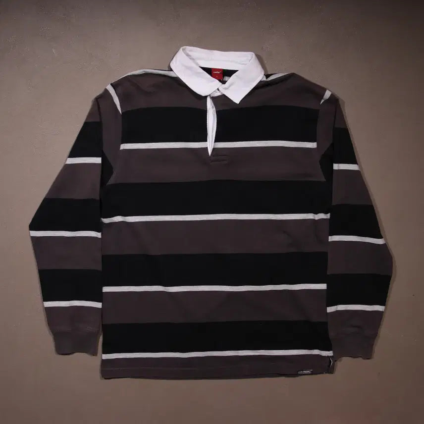 [BUNJANG] Vintage Striped Rugby T-Shirt / 빈티지 단가라 럭비 티셔츠 A787