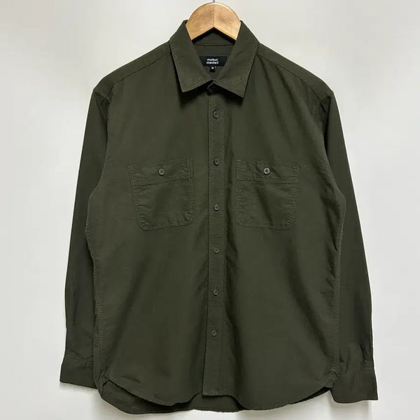 [BUNJANG] Musinsa Standard Oxford Work Shirt Khaki / [남자-95]무신사스탠다드 옥스포드 워크 셔츠