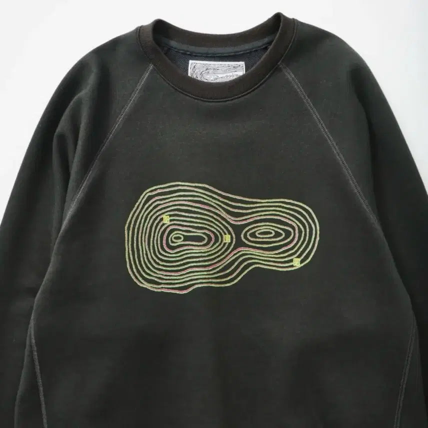 [BUNJANG] 999 Humanity Coexistence Sweatshirt Moss Green Size 1 / 구매) 999휴머니티 공존 맨투맨 모시그린 1
