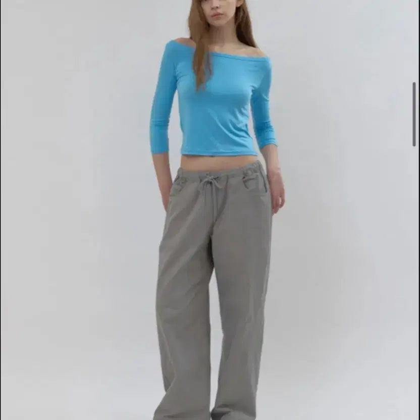 [BUNJANG] Headment Cotton Pants Grey M / [새상품] 헤더먼트 코튼팬츠 그레이 M