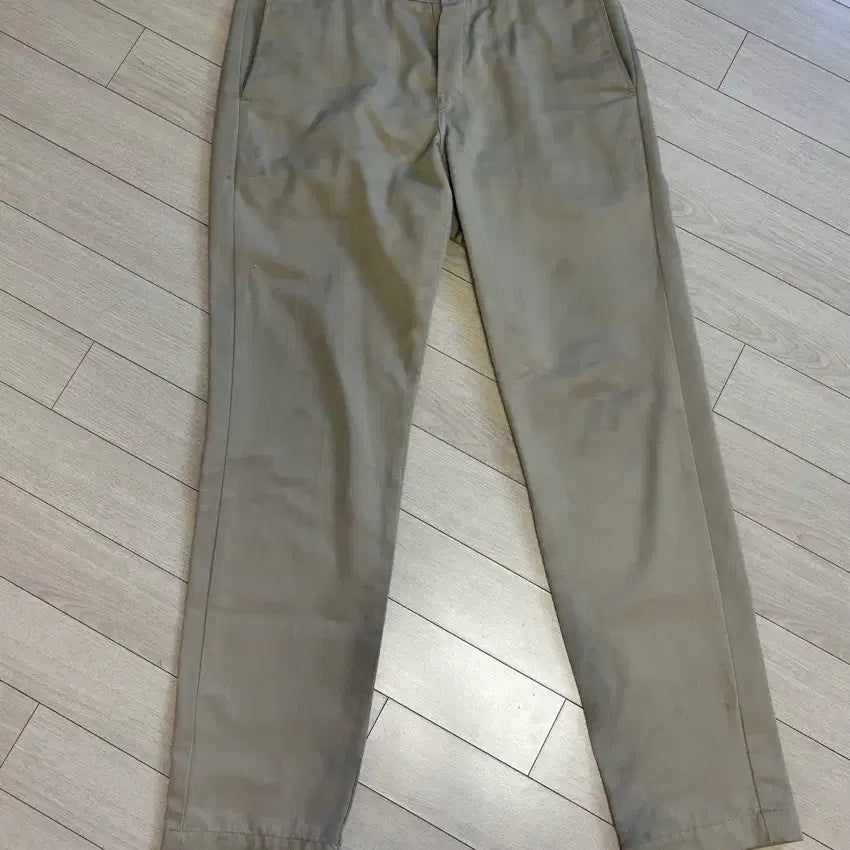 [BUNJANG] Carhartt WIP Beige Cotton Pants / 칼하트 wip 베이지 면바지