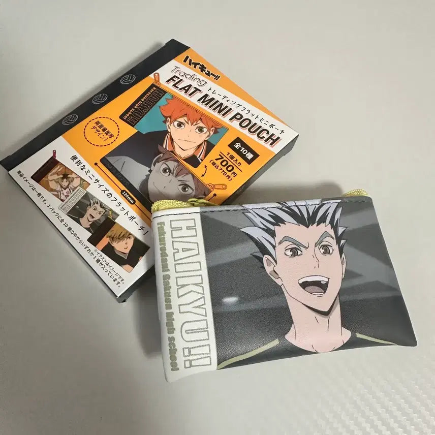 [BUNJANG] Haikyu!! Trading Flat Mini Pouch Kotaro Bokuto / 하이큐 트레이딩 플랫 미니 파우치 보쿠토 코타로