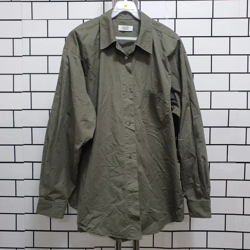 [BUNJANG] Studio Tomboy Oversized Shirt / 형-159 스튜디오 톰보이 오버핏 셔츠