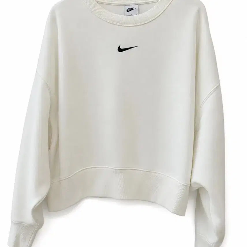 [BUNJANG] Nike Swoosh Cropped Sweatshirt / 나이키 스우시 크롭 맨투맨