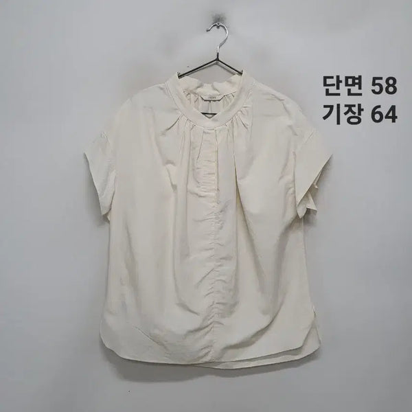 [BUNJANG] Jigott Linen Blouse / 지고트 린넨 블라우스