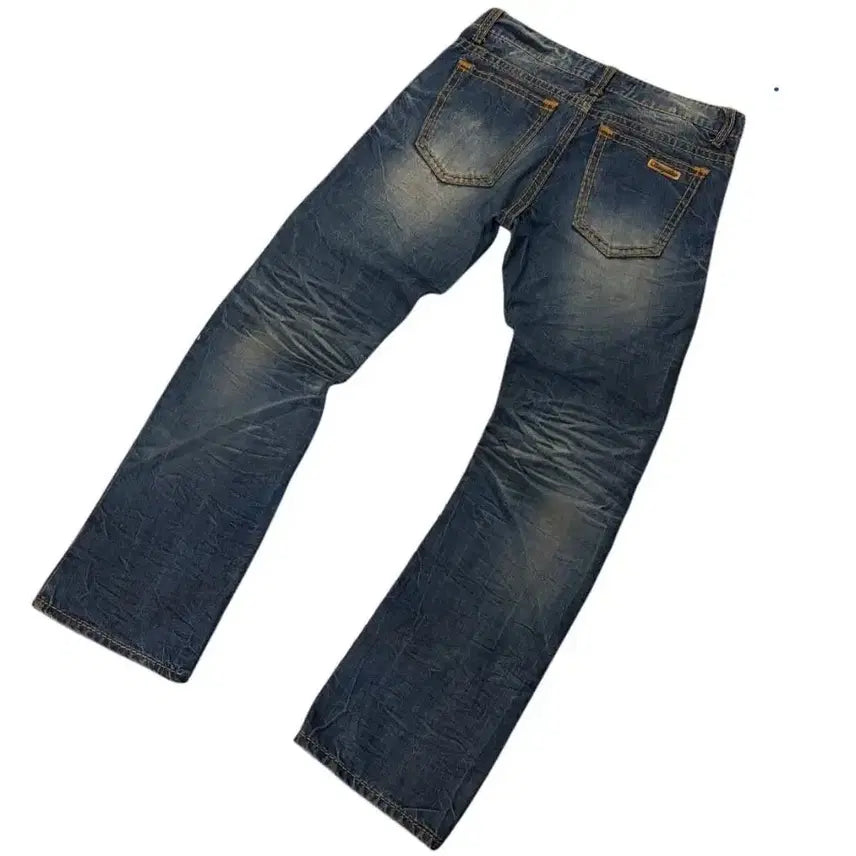 [BUNJANG] Mosquito Washed Straight Denim Pants / mosquito 워싱 데님 팬츠 (33)