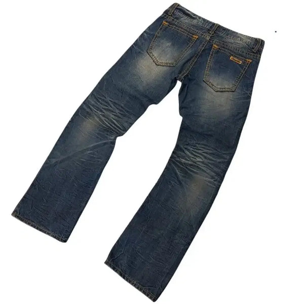 [BUNJANG] Mosquito Washed Straight Denim Pants / mosquito 워싱 데님 팬츠 (33)