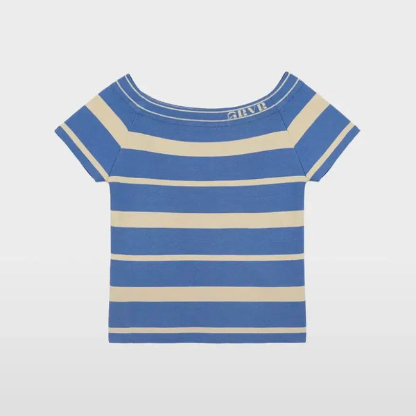 [BUNJANG] Grovestore Striped Short-Sleeve T-Shirt (New) / 그로브스토어 스프라이프 반팔티 새상품