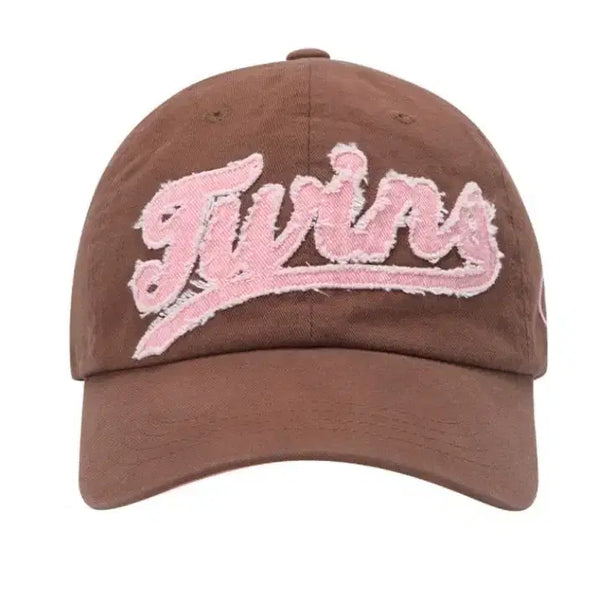 [BUNJANG] LG Twins Tanning Kitty Collaboration Vintage Ball Cap / LG트윈스 태닝키티 콜라보 빈티지 볼캡
