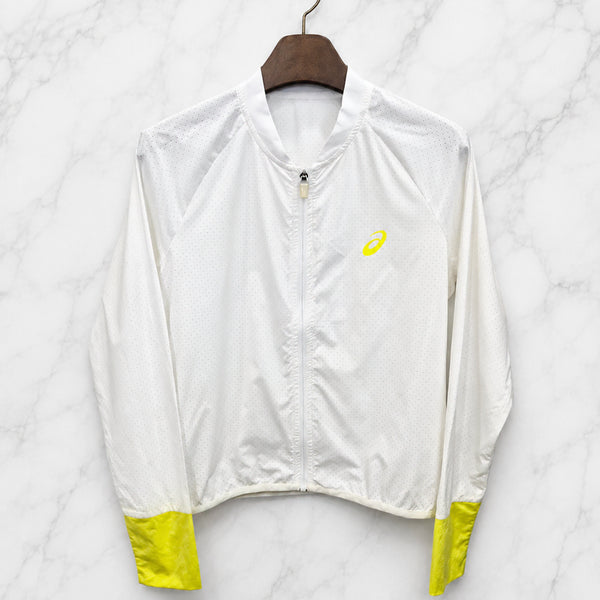 [BUNJANG] Asics Women's Windbreaker Jumper / M,95)) asics 아식스 여성 바람막이 점퍼!~ 깔끔한 색상,디자인~!