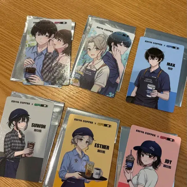 [BUNJANG] E-Jik Log X Ediya Collaboration Photocard Full Set / 이직로그 이디야 콜라보 포토카드 풀세트