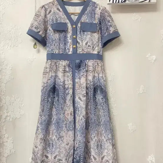 [BUNJANG] Paisley Chiffon Dress / 페이즐리 쉬폰원피스^^