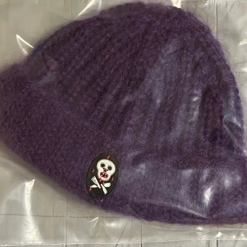[BUNJANG] Werkstatt:München Mohair Beanie (Purple) / 뤡코즈 잭스 모헤어비니 (퍼플)