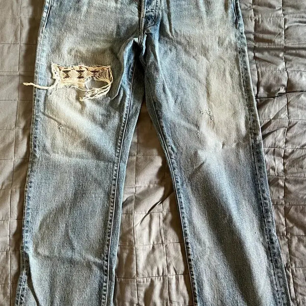 [BUNJANG] Wrath Archive Washed Denim Jeans / Wrath 뤠쓰 x 더킹아카이브 워싱진 32