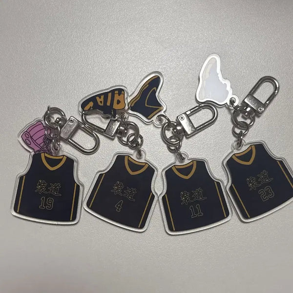[BUNJANG] Garbage Time Jersey Keychain Bundle Set (Choi Jong-soo, Lim Seung-dae, Noh Su-min, Lee Gyu) / 일괄 가비지타임 장도고 유니폼 키링 최종수 임승대 노수민 이규 일괄