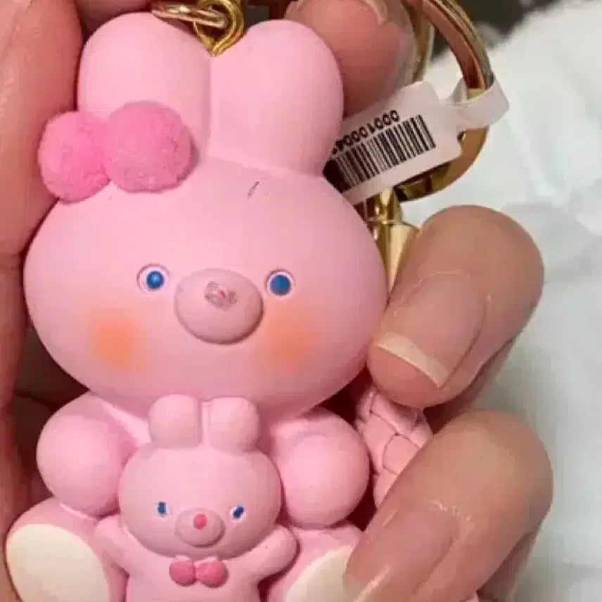 [BUNJANG] Pink Rabbit Keychain / 토끼 키링 열쇠고리