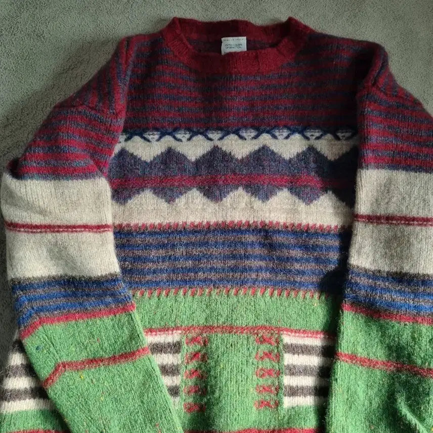 [BUNJANG] Benetton Knit L Made in Italy / 베네통 benetton 니트 l 사이즈 made in italy