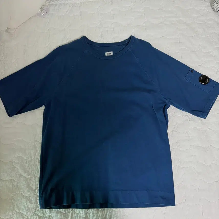 [BUNJANG] CP Company Lens-Applique Heavy Cotton T-Shirt / 급전)Cp컴퍼니 렌즈와펜 헤비코튼 반팔