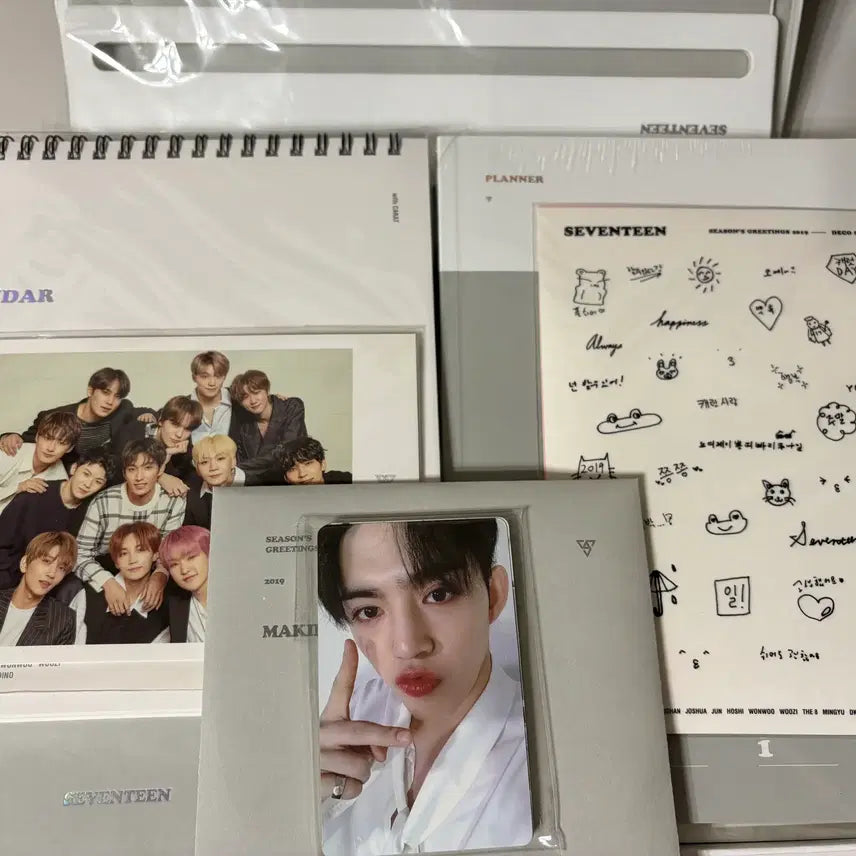 [BUNJANG] SEVENTEEN 2019 Season's Greetings Full Set / 세븐틴 2019 시즌그링팅 시그(정한, 민규, 에스쿱스, 호시 등)