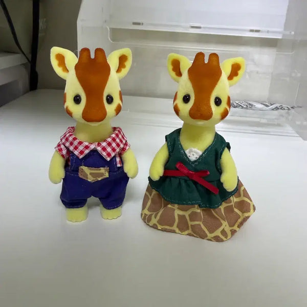 [BUNJANG] Sylvanian Families Giraffe Mother & Father Set / 실바니안 패밀리 기린 엄마 아빠 (개봉만한 새상품