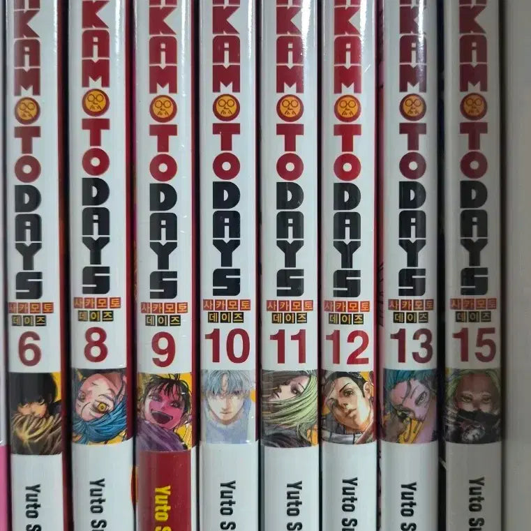 [BUNJANG] Sakamoto Days Unsealed Volumes 6, 8-13, 15 Manga Bundle Set / 급처) 사카모토 데이즈 미개봉 6, 8-13, 15권 일괄 판매